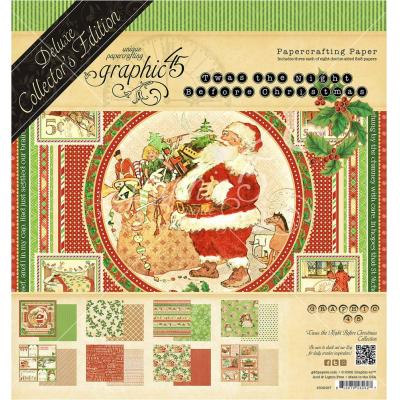 Graphic 45 Twas The Night Before Christmas Designpapiere - Paper Pad
