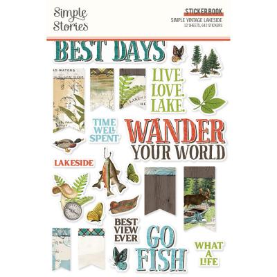 Simple Stories Lakeside Sticker - Sticker Book