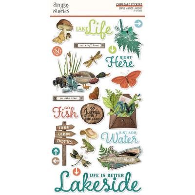 Simple Stories Lakeside Sticker - Chipboard Stickers