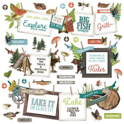 Simple Stories Lakeside Sticker - Banner Sticker