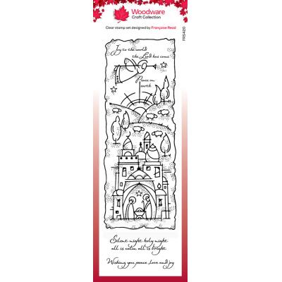 Creative Expressions Woodware Slimline Clear Stamps - Holy Night