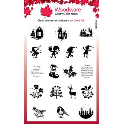 Creative Expressions Woodware Craft Collection Clear Stamps - Big Bubble Bauble - Large Tops