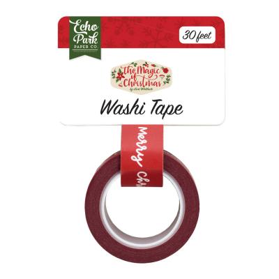 Echo Park The Magic Of Christmas Washi Tape - Merry Christmas Script