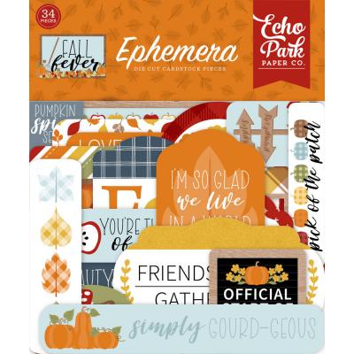 Echo Park Fall Fever Die Cuts - Ephemera