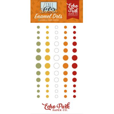 Echo Park Fall Fever Embellishments - Enamel Dots