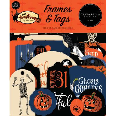 Carta Bella Hocus Pocus Die Cuts - Frames & Tags