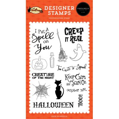 Carta Bella Hocus Pocus Clear Stamps - Creep It Real