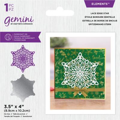 Gemini Elements Die - Doily Lace Edge Star