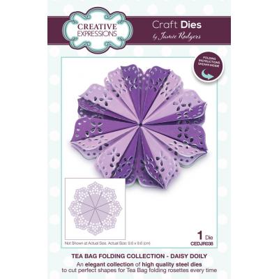 Creative Expressions Jamie Rodgers Craft Die - Tea Bag Folding Daisy Doily