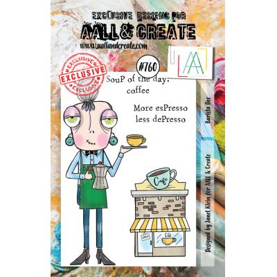 AALL & Create Clear Stamps Nr. 760 - Barista Dee