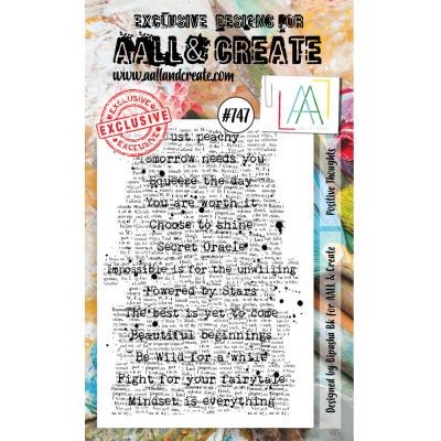 AALL & Create Clear Stamp Nr. 747 - Positive Thoughts