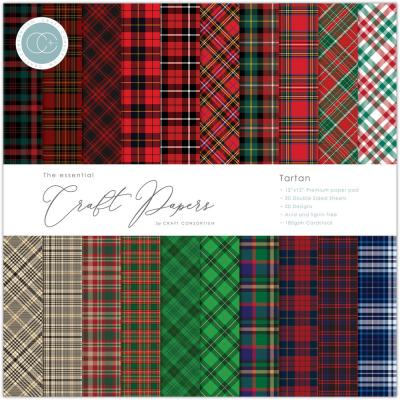 Craft Consortium Tartan Designpapier - Paper Pad