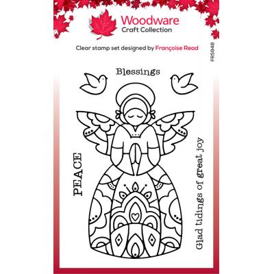 Woodware Clear Stamps - Angel Blessings