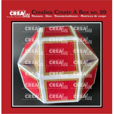 Crealies Create A Box Nr. 20 Stanzschablonen - Oktogon Box