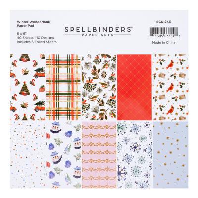 Spellbinders Winter Wonderland Designpapiere - Paper Pad
