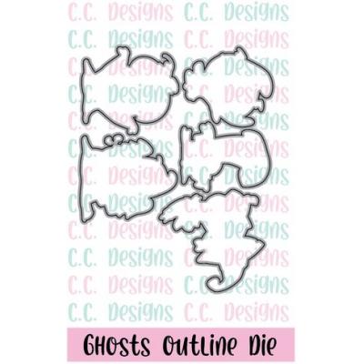 C.C. Designs Outline Die - Ghosts