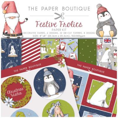 The Paper Boutique Festive Frolics Designpapiere - Paper Kit