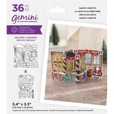 Gemini 3D Scene Builder Stamp & Die - Santa's Grotto