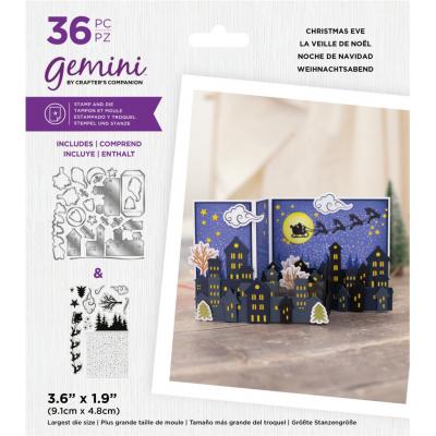 Gemini 3D Scene Builder Stamp & Die - Christmas Eve