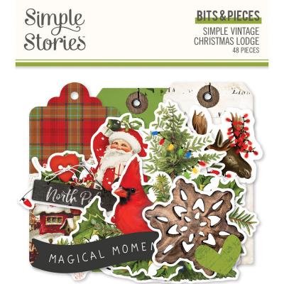 Simple Stories Simple Vintage Christmas Lodge Die Cuts - Bits & Pieces