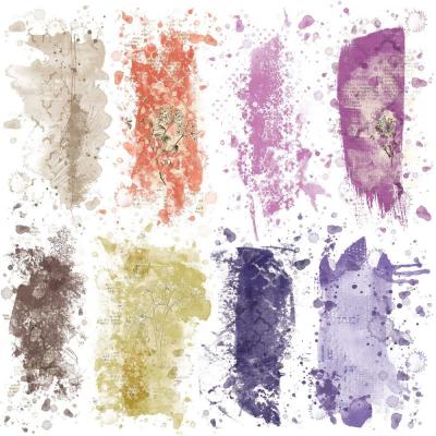 49 And Market ARToptions Plum Grove Sticker - Rub-Ons Color Wash