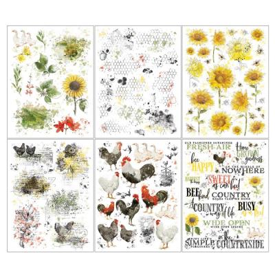 49 And Marke Vintage Artistry Countryside Sticker - Rub-Ons