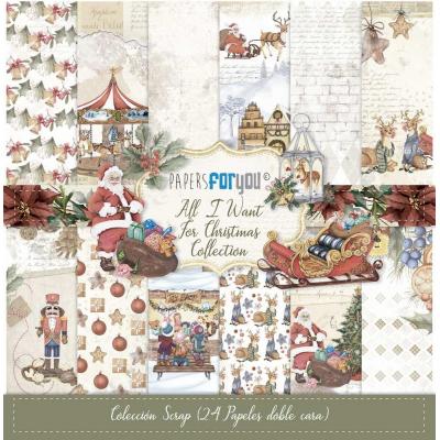 Papers For You All I Want For Christmas Designpapiere - Mini Scrap Paper Pack