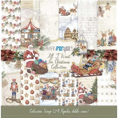 Papers For You All I Want For Christmas Designpapiere - Midi Scrap Paper Pack