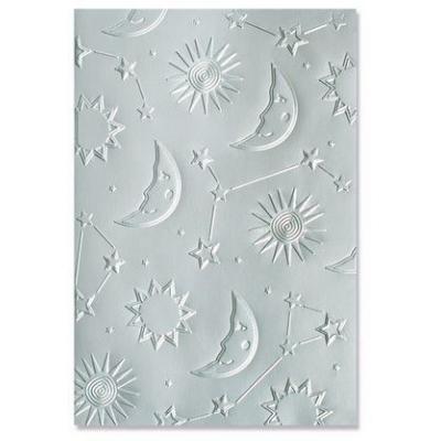 Sizzix by Jennifer Ogborn Textured Impressions Embossing Folder - Moon Light