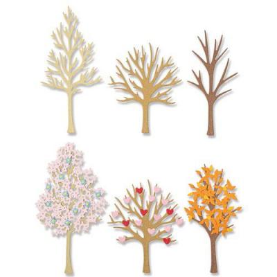 Sizzix Jennifer Ogborn Thinlits Die Set - Seasonal Trees