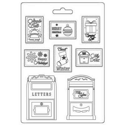 Stamperia Soft Mould - Letter And Stamps