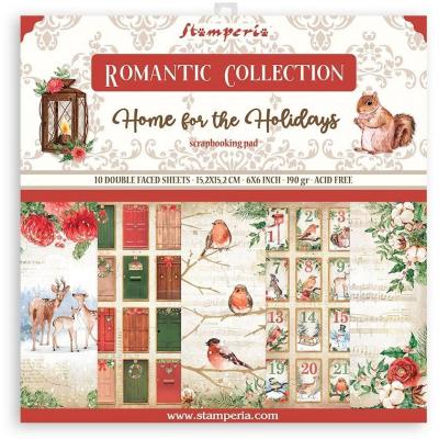 Stamperia Home For The Holidays Designpapiere - Paper Pack