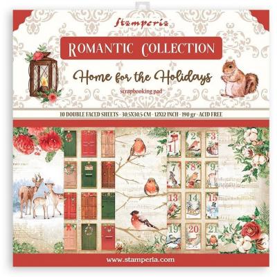 Stamperia Home For The Holidays Designpapiere - Paper Pack