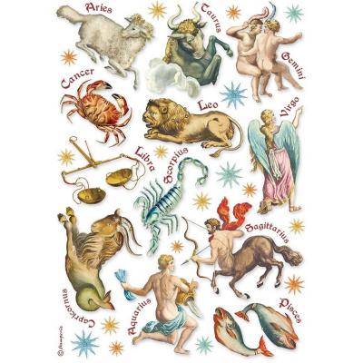 Stamperia Cosmos Infinity Spezialpapier - Astrological Signs