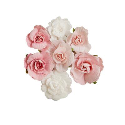Prima Marketing Candy Cane Lane Papierblumen - Christmas Wonderland