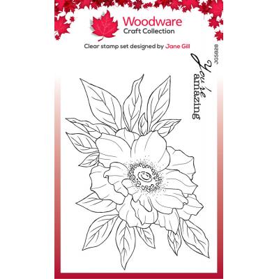 Creative Expressions Woodware Clear Stamps - Anemone