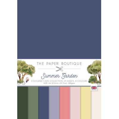 The Paper Boutique Summer Garden Cardstock - Coloured Card Collection