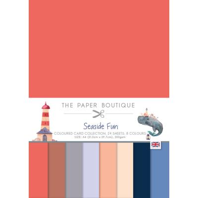 The Paper Boutique Seaside Fun Cardstock - Coloured Card Collection