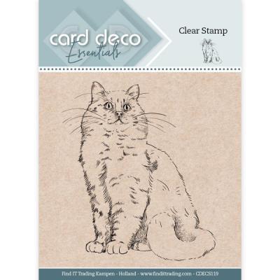 Find It Trading Amy Designs Fur Friends Clear Stamp - Cat