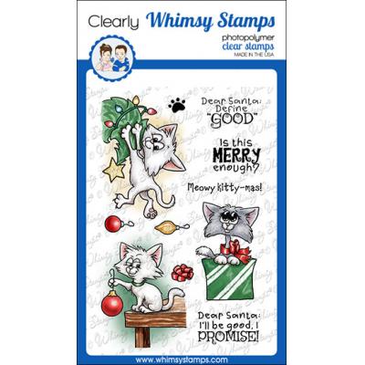 Whimsy Stamps Crissy Armstrong Clear Stamps - Cat Do Christmas Two