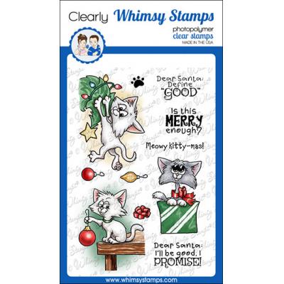 Whimsy Stamps Crissy Armstrong Clear Stamps - Cat Do Christmas Two