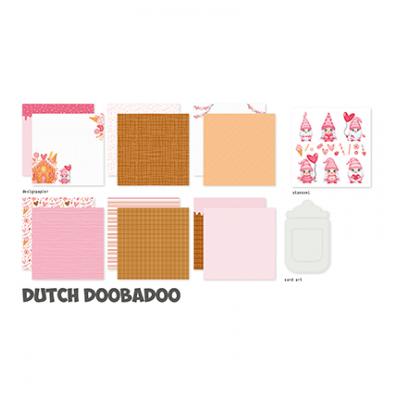 Dutch DooBaDoo Designpapiere - Haus der Süßigkeiten