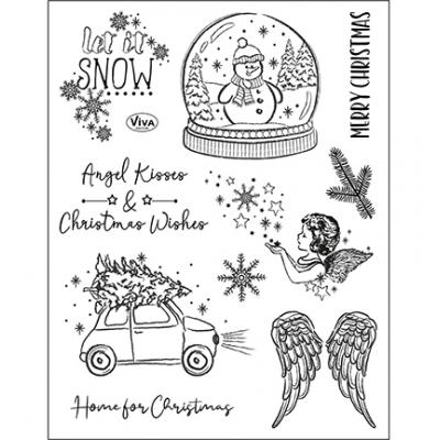 ViVa Decor Clear Stamps - Angel Kisses