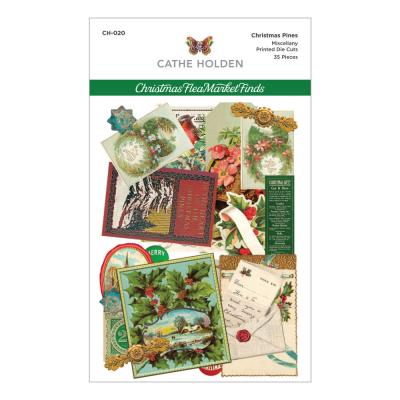 Spellbinders Christmas Pines Miscellany Die Cuts - Printed Die-Cuts