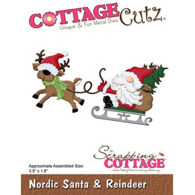 CottageCutz Dies - Nordic Santa & Reindeer