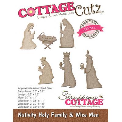 CottageCutz Dies - Nativity Holy Family & Wise Men