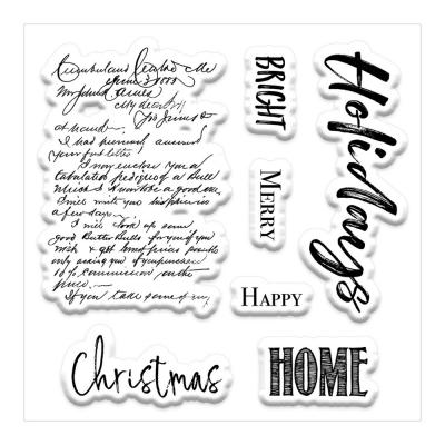 Asuka Studio Home For The Holidays Clear Stamps - Home For The Holidays