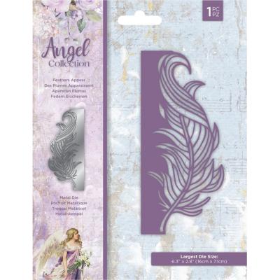 Crafter's Companion Angel Metal Dies - Feathers Appear