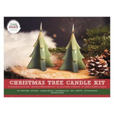 Simply Make - Candle Kit Soy Christmas Tree
