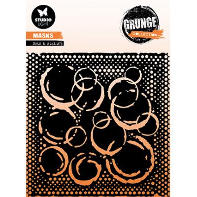 StudioLight Grunge Collection Nr.157 Stencil - Dots & Stains